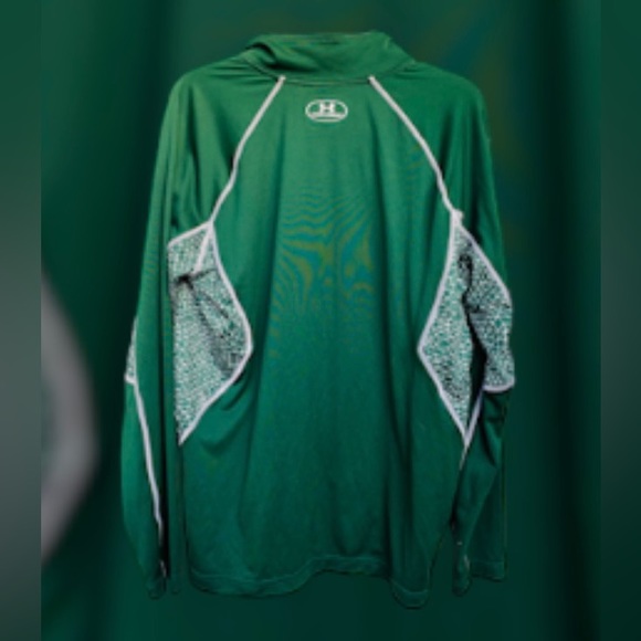 Men’s Michigan State Under Armour Heatgear 1/4 Zip Long Sleeve Pullover | Sz Med - Picture 6 of 12
